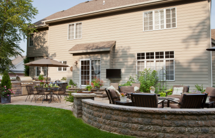 Back Yard Patio and Landscaping